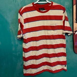 Brixton Red Striped shirt